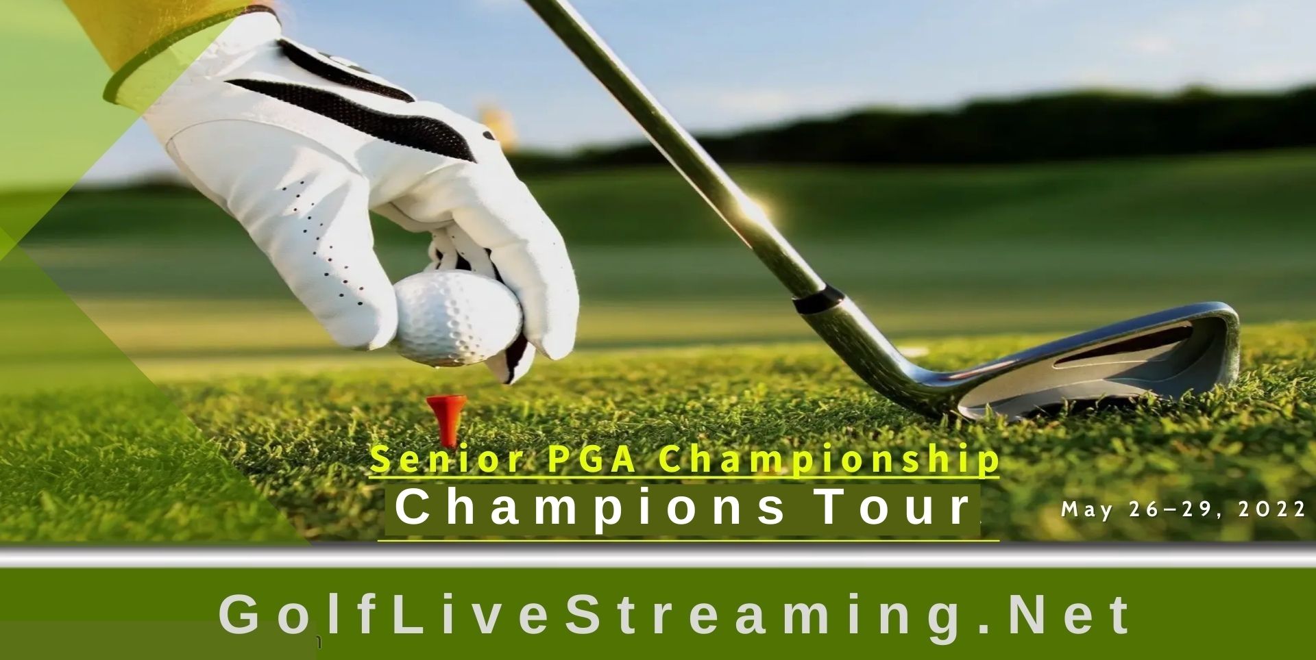Senior PGA Championship Rd 1 Live 2022 | Champions Tour